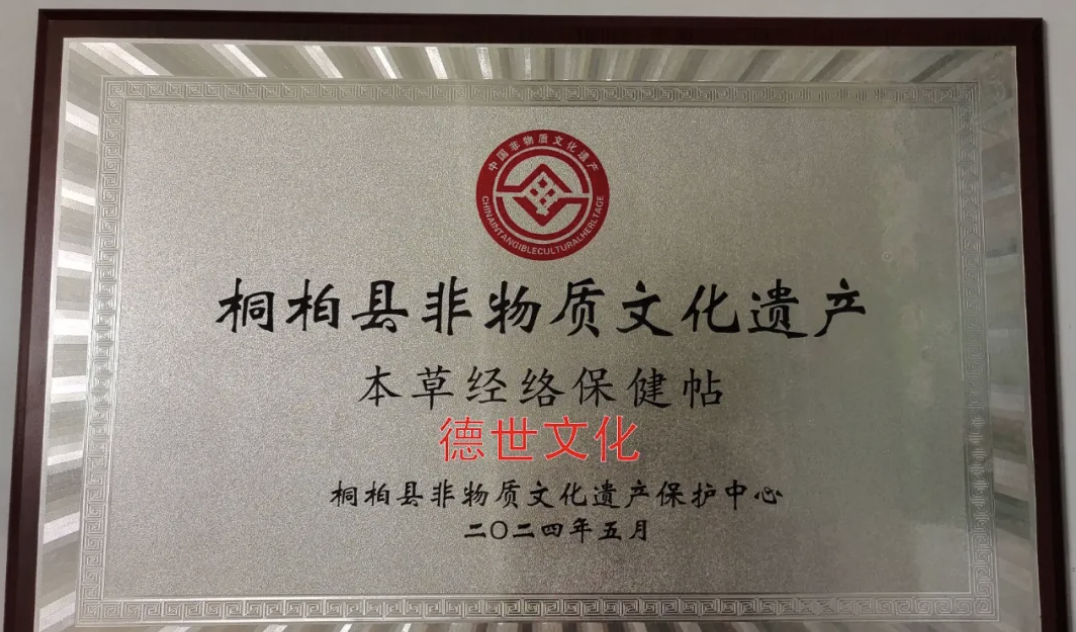 申报非遗｜为《本草经络保健贴》成功申请桐柏县级非物质文化遗产 